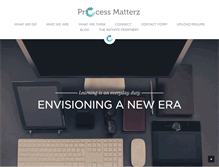 Tablet Screenshot of processmatterz.com